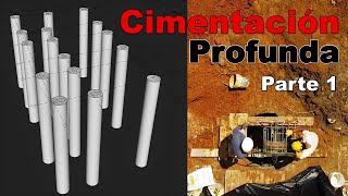 Proceso Constructivo de CIMENTACIÓN PROFUNDA  Excavación de PILAS  Parte 1 [upl. by Iliak406]