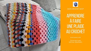 FAIRE UNE COUVERTURE AU CROCHET [upl. by Amersham]