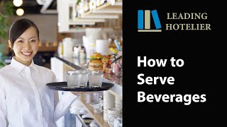 HOW TO SERVE SOFT DRINKS AND LONG DRINKS  Food and Beverage Service Training 12 [upl. by Critta]