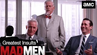 Top 13 Greatest Insults from Mad Men 🔥 Compilation [upl. by Lauretta50]