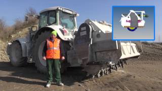 Soil stabilization grinder in hard practical use HD EN [upl. by Sanyu]