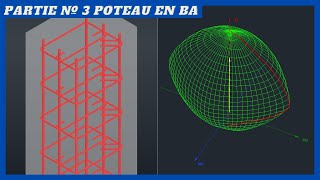 Poteau en BÉTON ARMÉ Dimensionnement et Ferraillage Partie 3 [upl. by Muriah]