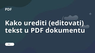 Kako urediti editovati tekst u PDF dokumentu besplatno [upl. by Templer]