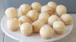 How to Make Brazilian Cheese Bread  Easy Pão de Queijo Recipe [upl. by Ellenet]