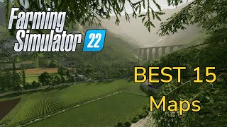 The 15 BEST Maps In Farming Simulator 22 [upl. by Nevag]