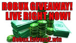 Robux Giveaway Live Stream Right Now [upl. by Teena]