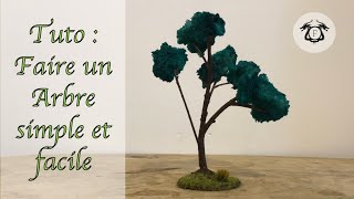 Tuto  Comment construire simplement un ARBRE miniature [upl. by Garbers125]