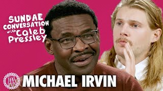 MICHAEL IRVIN Sundae Conversation with Caleb Pressley [upl. by Aniahs]