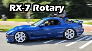 Mazda RX7 Turbo Rotary Engine Sound Accelerations [upl. by Elwood930]