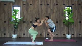 Vinyasa Yoga Garudasana Flow [upl. by Ennahgem459]