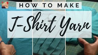 TShirt Yarn  How to make Tshirt yarn [upl. by Chery]