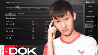 DOK Sensitivity And Controls  Dok All Settings Revealed  PUBG MOBILEBGMI [upl. by Nostaw]