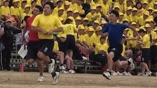 福岡工業大学附属城東高等学校 体育祭 2019 スウェーデン・リレー 男子 [upl. by Ariaet892]