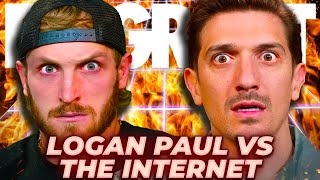 Logan Paul Roasts Mayweather amp Toasts KSI [upl. by Kutzer]