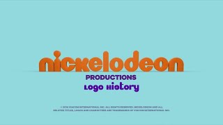 Nickelodeon Productions Logo History [upl. by Ymmit]