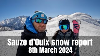 Sauze dOulx snow report [upl. by Bret69]