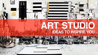 50 Art Studio Ideas From Artists Around The World • Creative Inspirations [upl. by Lupe923]