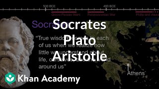 Socrates Plato Aristotle  World History  Khan Academy [upl. by Yonina474]