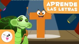 Aprende la Letra quotTquot con Tania la Tortuga  El abecedario [upl. by Rubliw]