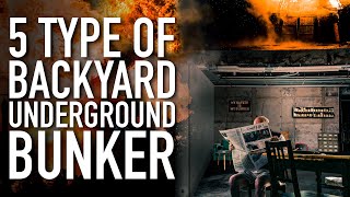 5 Type Of Backyard Underground Bunker You Should Build  Doomsday Preppers [upl. by Herzog]