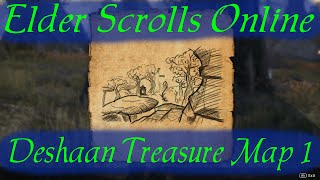 Deshaan Treasure Map 1 Elder Scrolls Online ESO [upl. by Suinuj256]