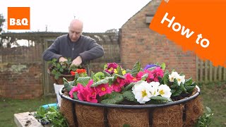 How to plant a hanging basket [upl. by Mast]