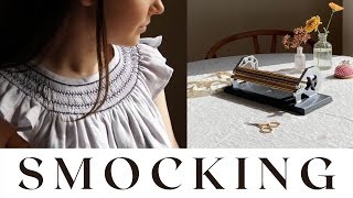 Smocking Sewing Technique  Making a smocked dress [upl. by Kared]