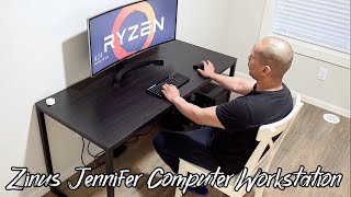 Modern Computer TableOffice Desk by Zinus Jennifer Amazon Rating 47 out of 5 [upl. by Amelina]