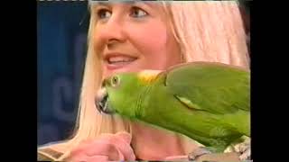 Barbara Heidenreich with Groucho the Singing Parrot on the Tonight Show [upl. by Norad]