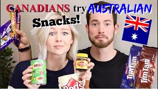 Canadians try Australian Snacks [upl. by Warthman44]