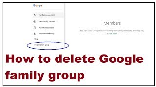 Delete Google Family Group Account [upl. by Oremar]