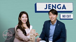 No Cut Park Shinhye and Hyun Bin Play Jenga ENG SUB CC [upl. by Pru]