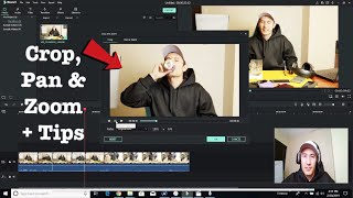 Filmora 9 HOW TO CROP PAN amp ZOOM  TIPS [upl. by Ahseina716]