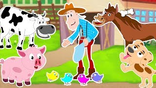 Old Macdonald Had A Farm  Farm Song  Nursery Rhymes amp Kids Songs  Baby Rhymes  Kids Videos [upl. by Ibson43]