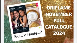 Oriflame November Full Catalogue 2024 chill music 🎶 [upl. by Blondell]