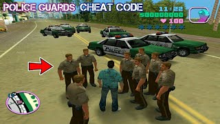 GTA Vice City Police Guards Cheat Code  Police Guards In GTA Vice City  SHAKEELGTA [upl. by Ahsael]