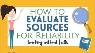 How to Evaluate Sources for Reliability  Writing for Kids [upl. by Sowell777]