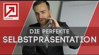 Vorstellungsgespräch  die perfekte Selbstpräsentation mit Beispiel [upl. by Nayr]