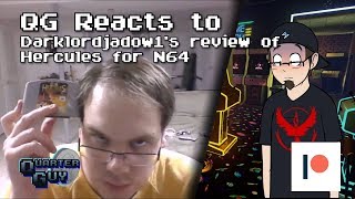 QG Reacts to Darklordjadow1s Review of Hercules for N64 Patreon Request [upl. by Dahc434]