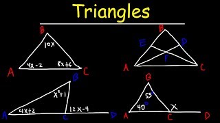 Triangles  Basic Introduction Geometry [upl. by Jaella]