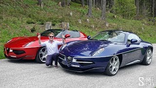 Double DISCO VOLANTE Drive Visiting a Connoisseurs Car Collection [upl. by Nosac]