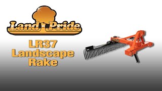 Land Pride LR37 Series Landscape Rake [upl. by Biel]