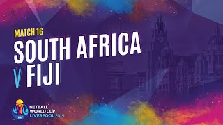 South Africa v Fiji  Match 16  NWC2019 [upl. by Drawd561]