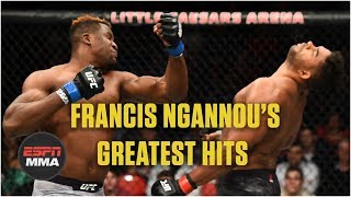 Francis Ngannou’s UFC knockout reel  ESPN MMA [upl. by Mortie]