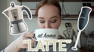 HOW TO MAKE A quotLATTEquot AT HOME moka pot  frother [upl. by Cirred]