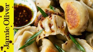 Traditional Potsticker Dumplings 煎餃  The Dumpling Sisters [upl. by Ettezil]