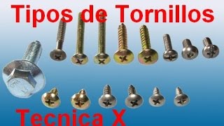 Tipos de tornillos [upl. by Audun]