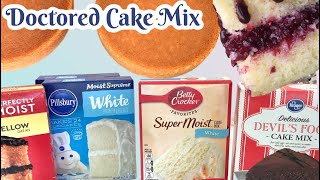 Doctored Cake Mix Tutorial  Baking 101 [upl. by Dwayne]