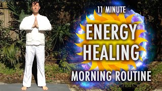 Pranic Healing Exercises  11 Minute Energy Healing Morning Routine [upl. by Ynaffik329]