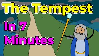 Shakespeare in Seven Minutes The Tempest Summary thetempest shakespeare [upl. by Eidnil3]